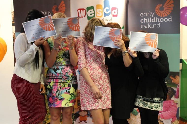 Anne-Marie Murray (Manager, Cheeky Cherubs), Sara O’Donnell (Area Training Manager, Cheeky Cherubs), Sarah O’Leary (Co-Director, Cheeky Cherubs), Michele Akerlind (Co-Director, Cheeky Cherubs) and Janine Urquhart (Manager, Cheeky Cherubs).